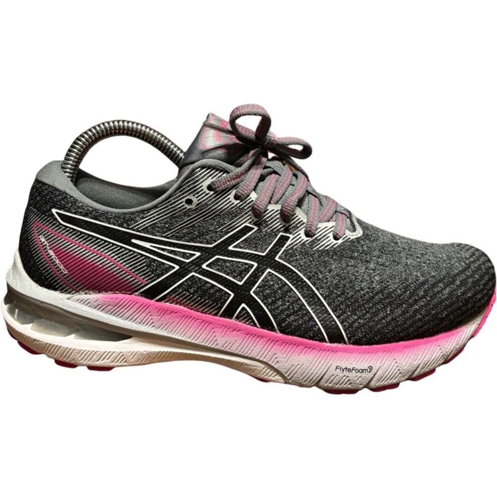 ASICS GT-2000 10 Running Shoes 1012B045 Grey Black White Sneakers Size 6.5 Wide